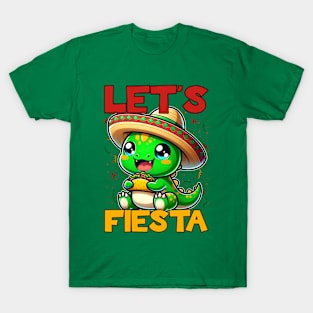 Let's Fiesta Dino Ankylosaurus T-Shirt